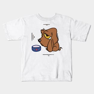 Begging pup Kids T-Shirt